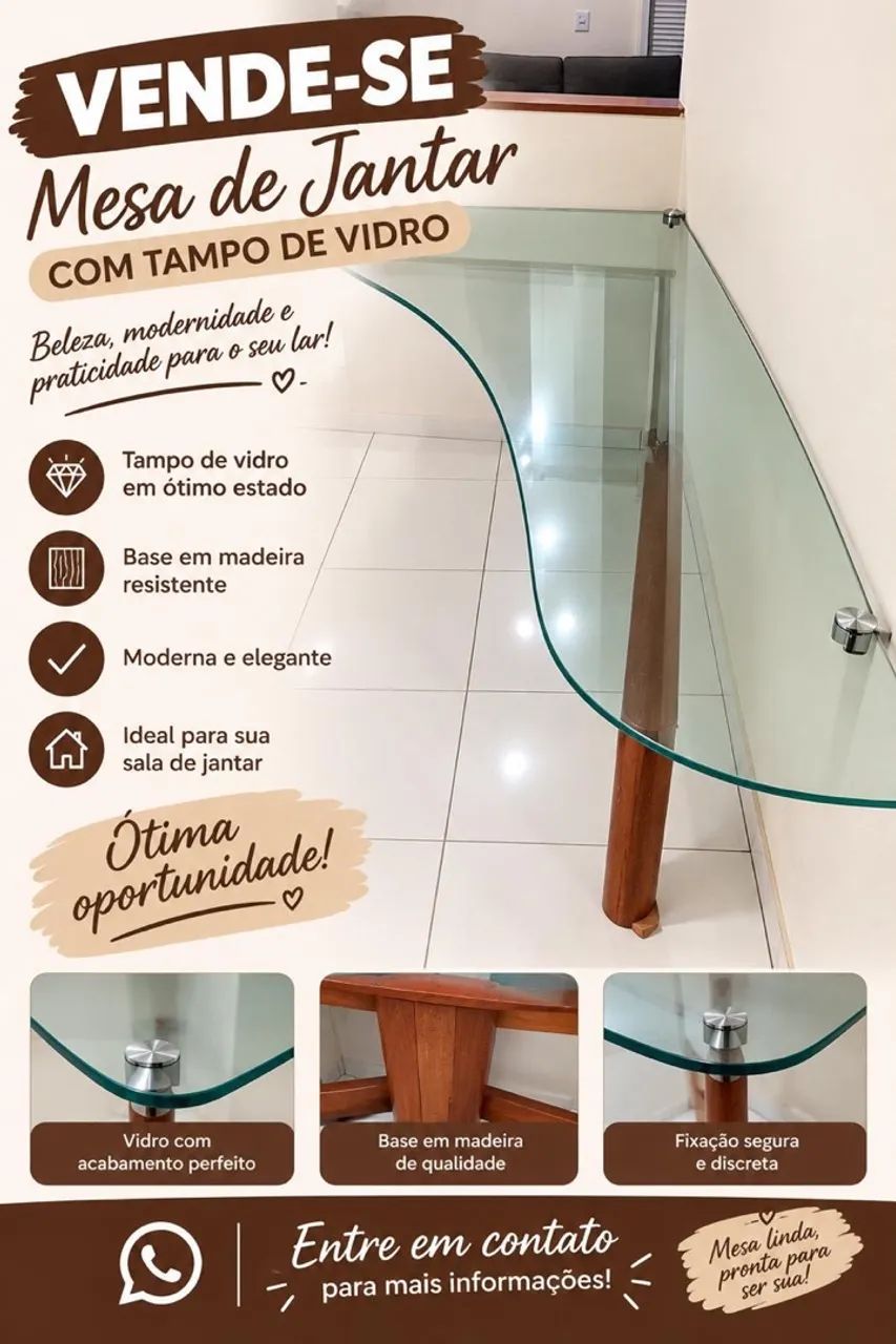 Mesa de vidro