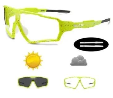 Óculos esportivos/ciclismo com lente fotocromática (lente que se adapta à luminosidade) - Foto 6