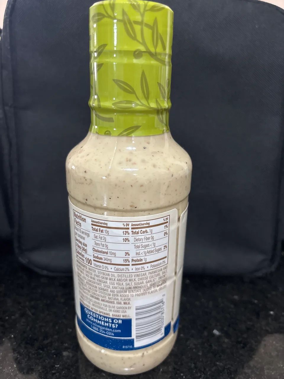 Molho para Salada Olive Garden Classic Caesar 473ml - Importado EUA (Lacrado) - Foto 3