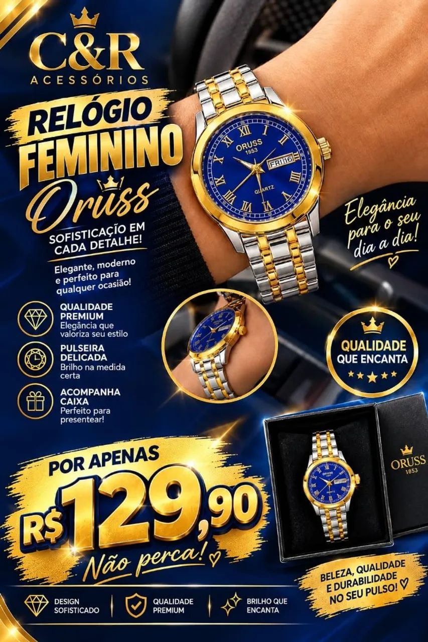 Relógio feminino 129