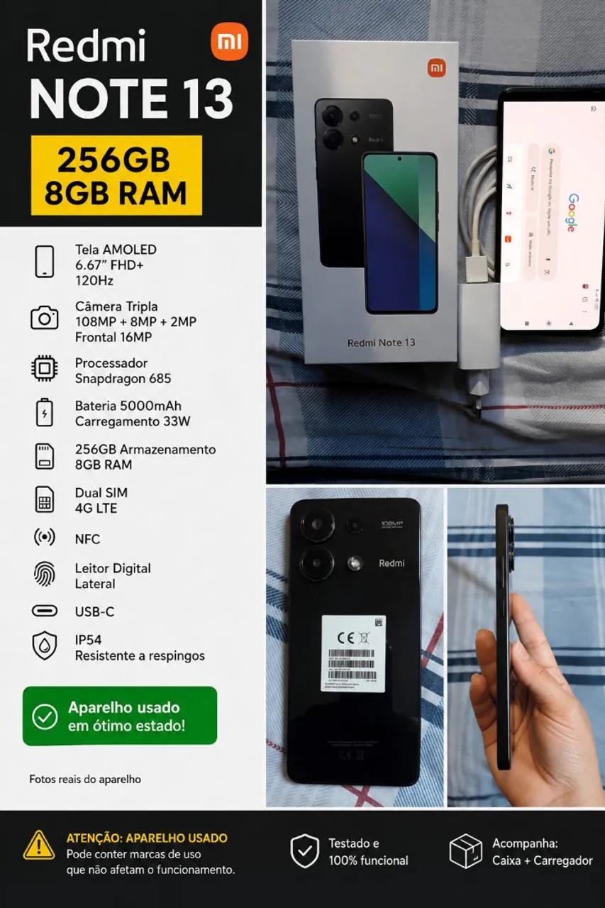 Redmi Note 13 - 256 GB 