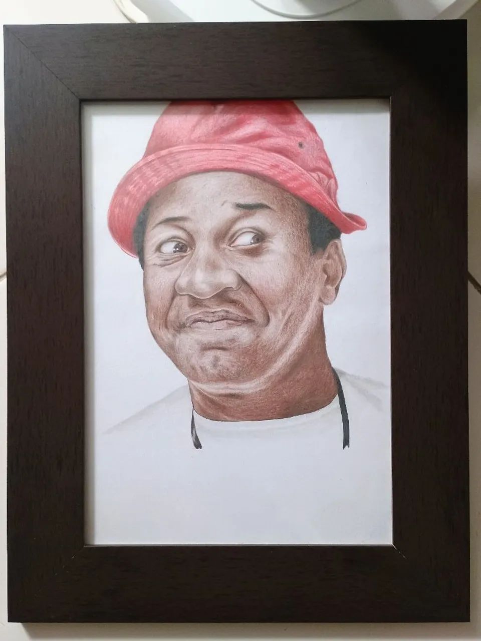 Desenho à mão emoldurado.  - Foto 5