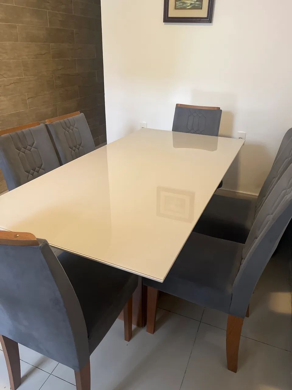 Mesa de jantar 6 cadeiras 