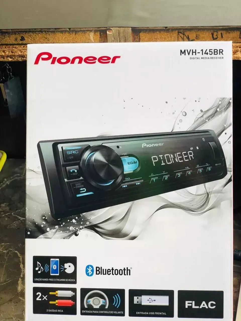 radio pionner mvh145 Bluetooth usb novo  - Foto 2