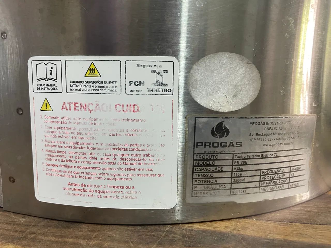 TACHO FRITADOR ELÉTRICO 7L - Foto 4