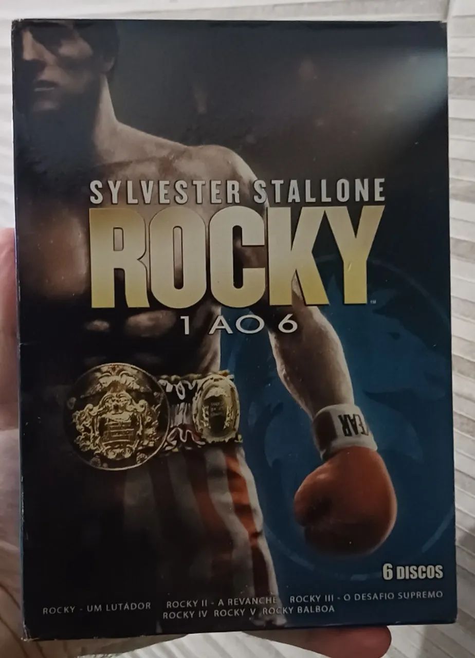 Box "Campeão": Rocky Balboa (A Saga Completa em 6 DVDs) - Foto 2