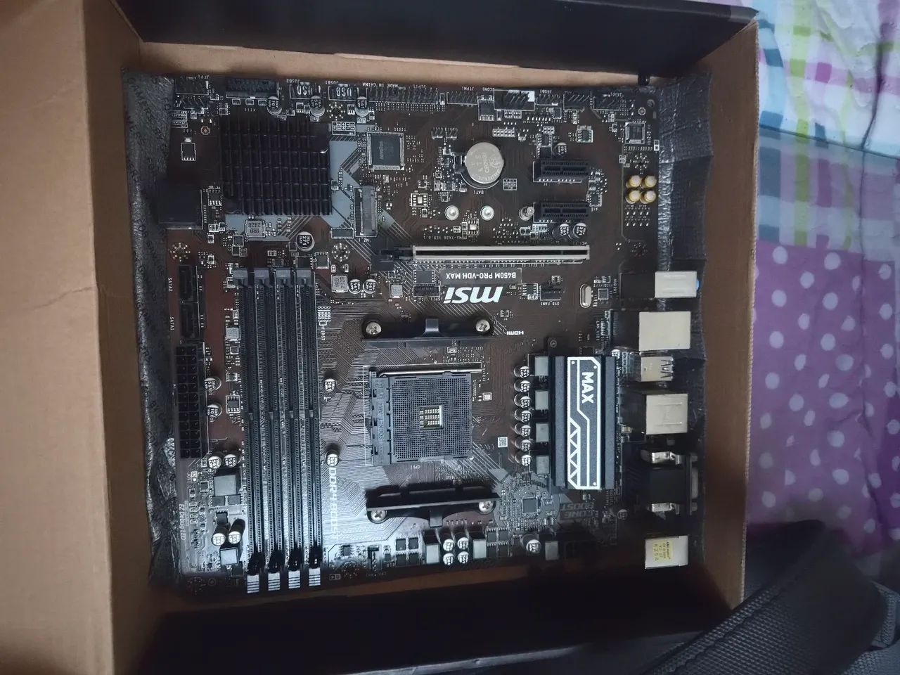 Placa mae b450m pro vhd max - Foto 3