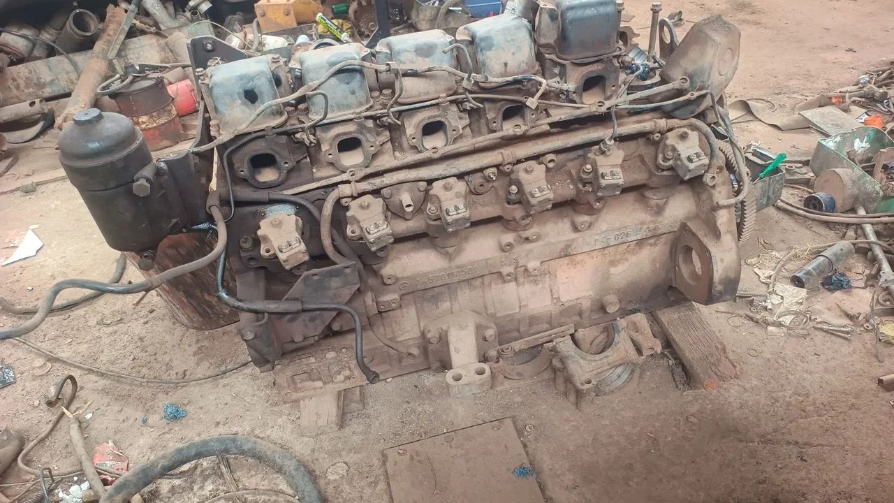 Cabeçote motor MB OM 457 eletrônico top break 
