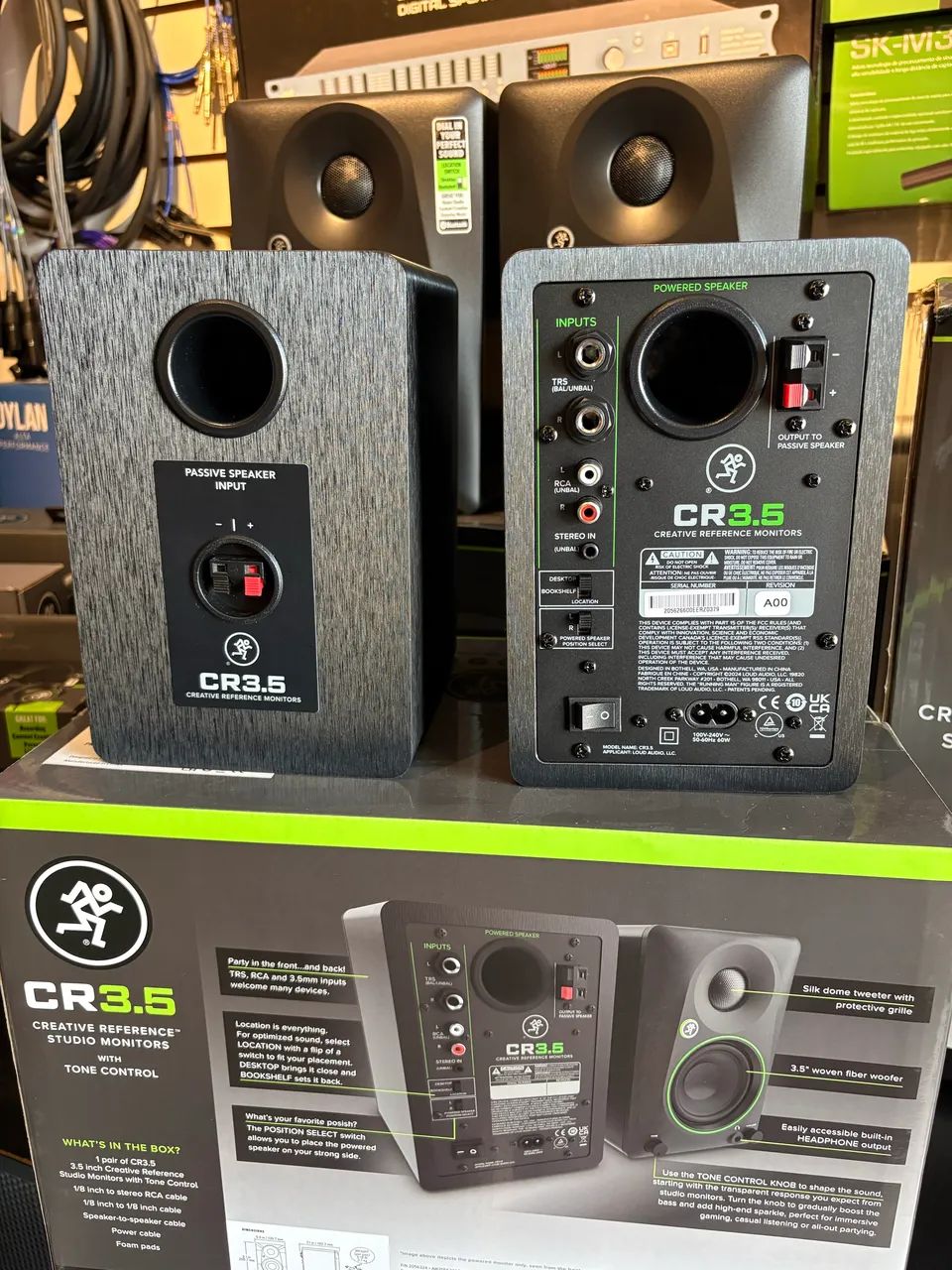 Monitor De Audio Cr3.5 (par) Mackie