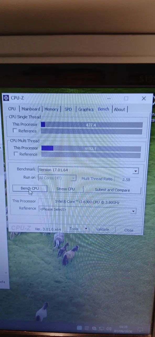 cpu i3 6300 + 4 gb RAM DDR4  - Foto 5