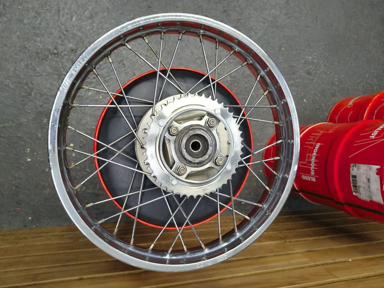 Roda traseira CG 125 2000 a 2008
