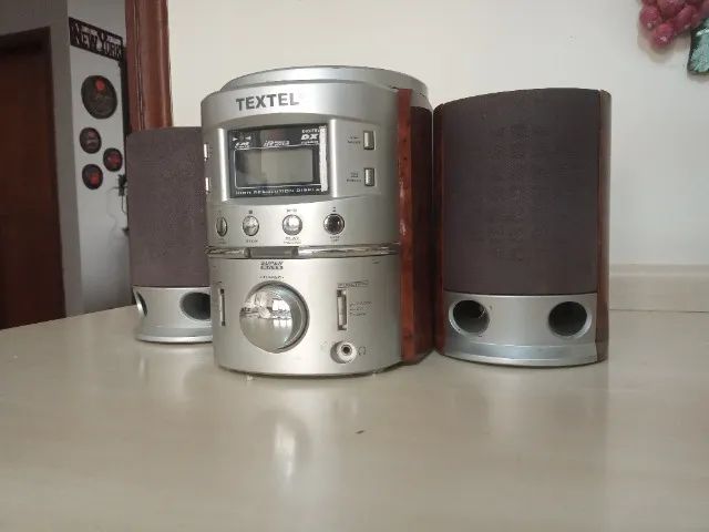 Mini System TEXTEL com controle - Funciona apenas Rádio AM/FM - Foto 2
