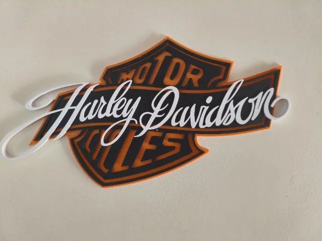 Placa decorativa Harley Davidson 