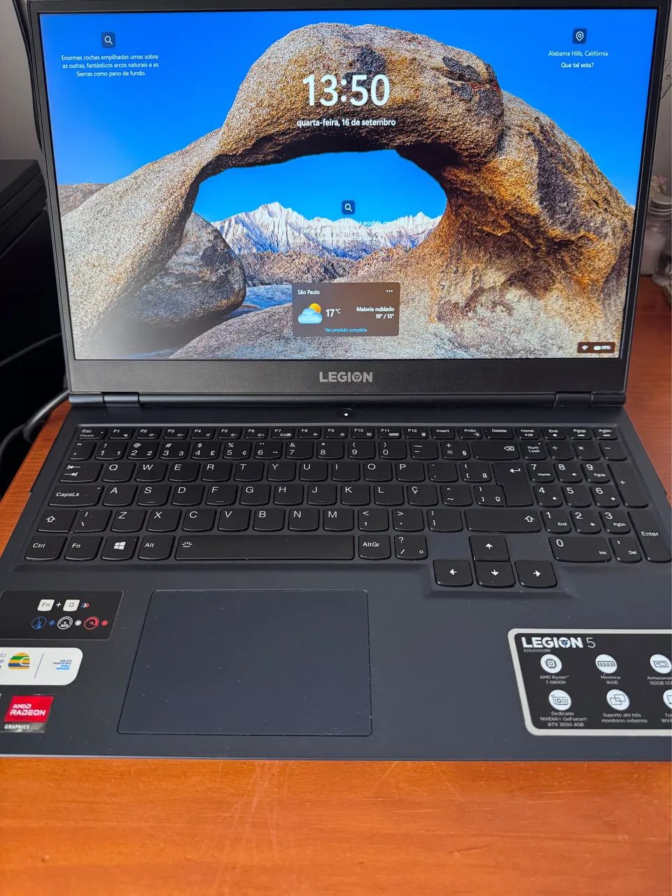 Notebook Gamer Lenovo Legion 5
