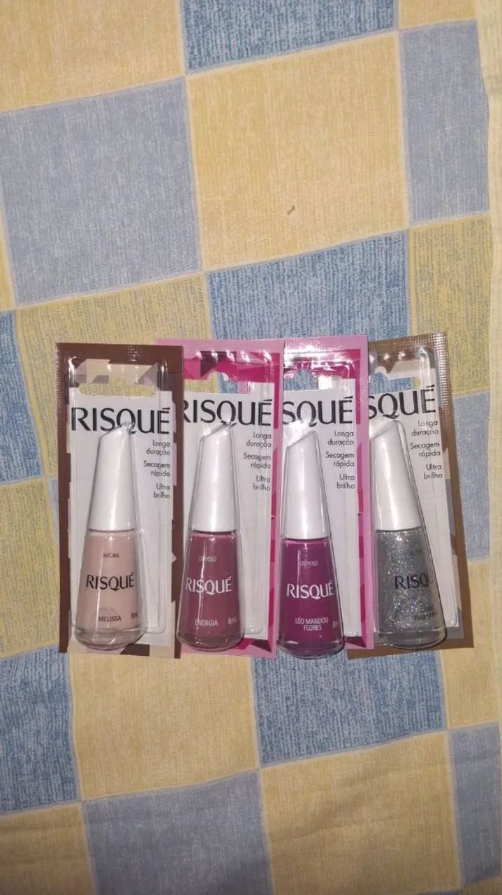 Esmaltes risqué 4 cores NOVOS - Foto 2