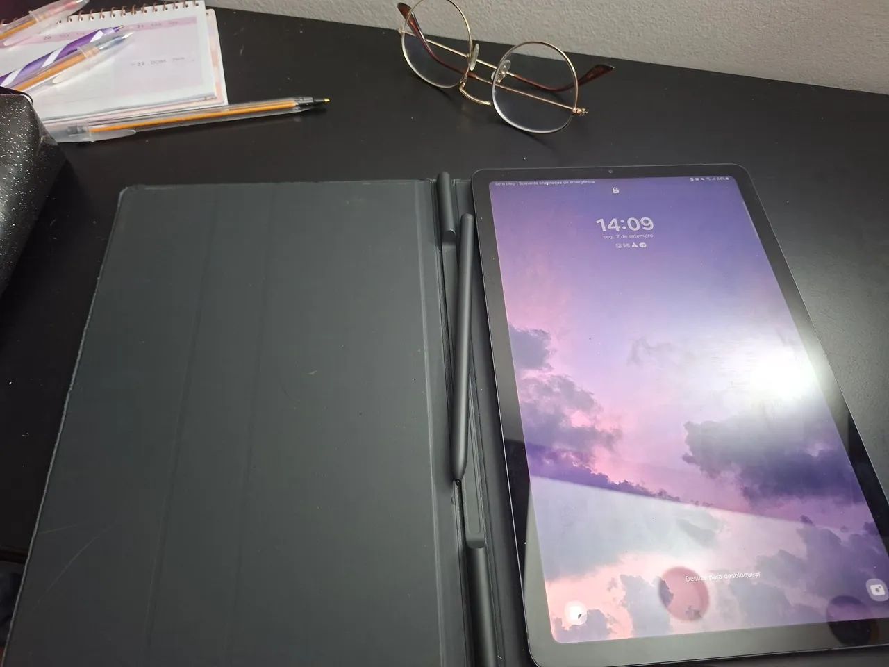Tab s6 lite + teclado e mouse 