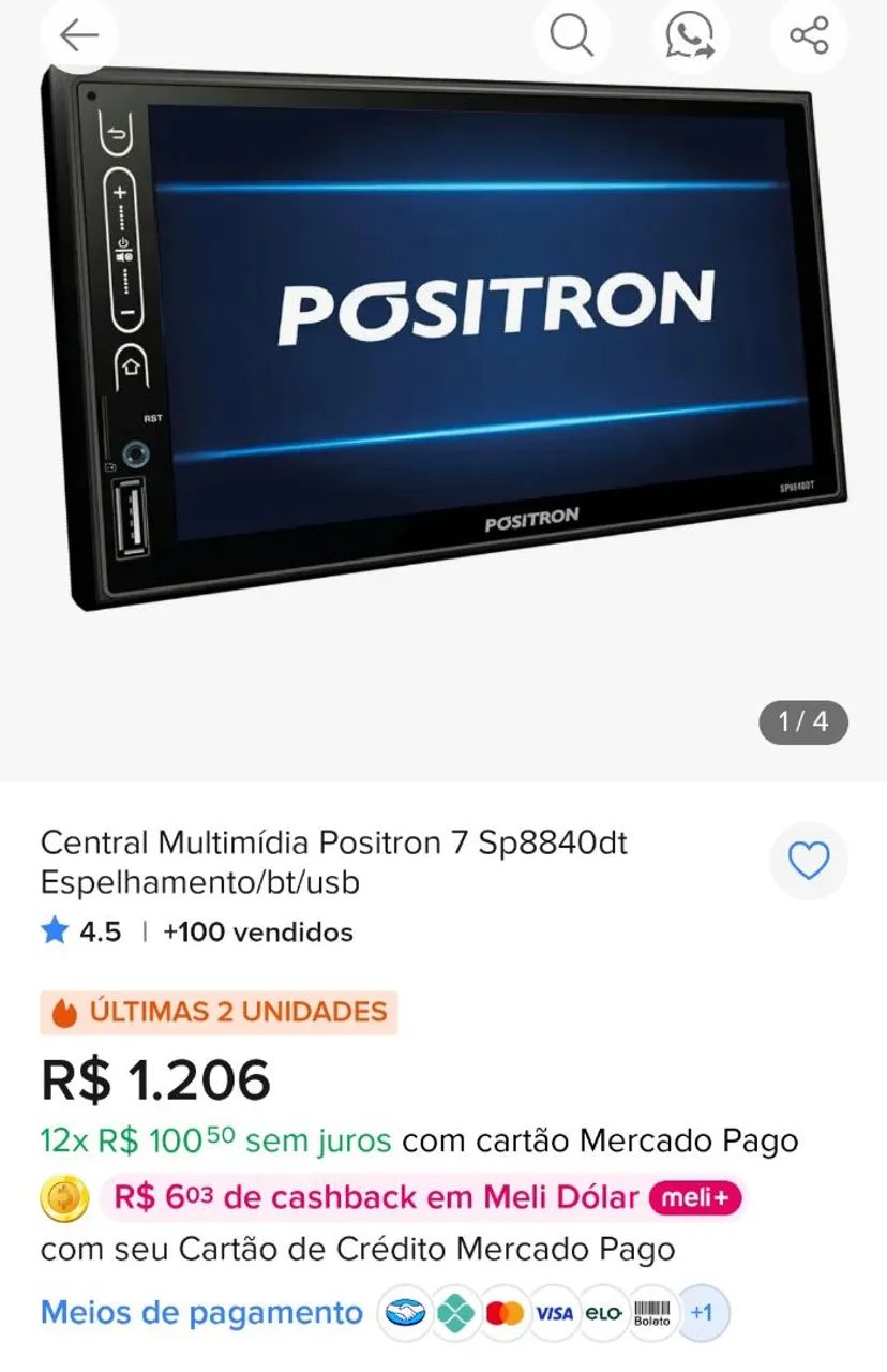 Central multimidia Positron  - Foto 4