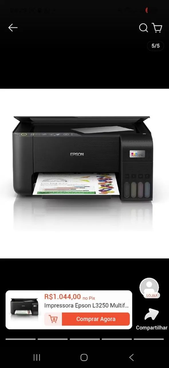 IMPRESSORA EPSON ECOTANK L3250 