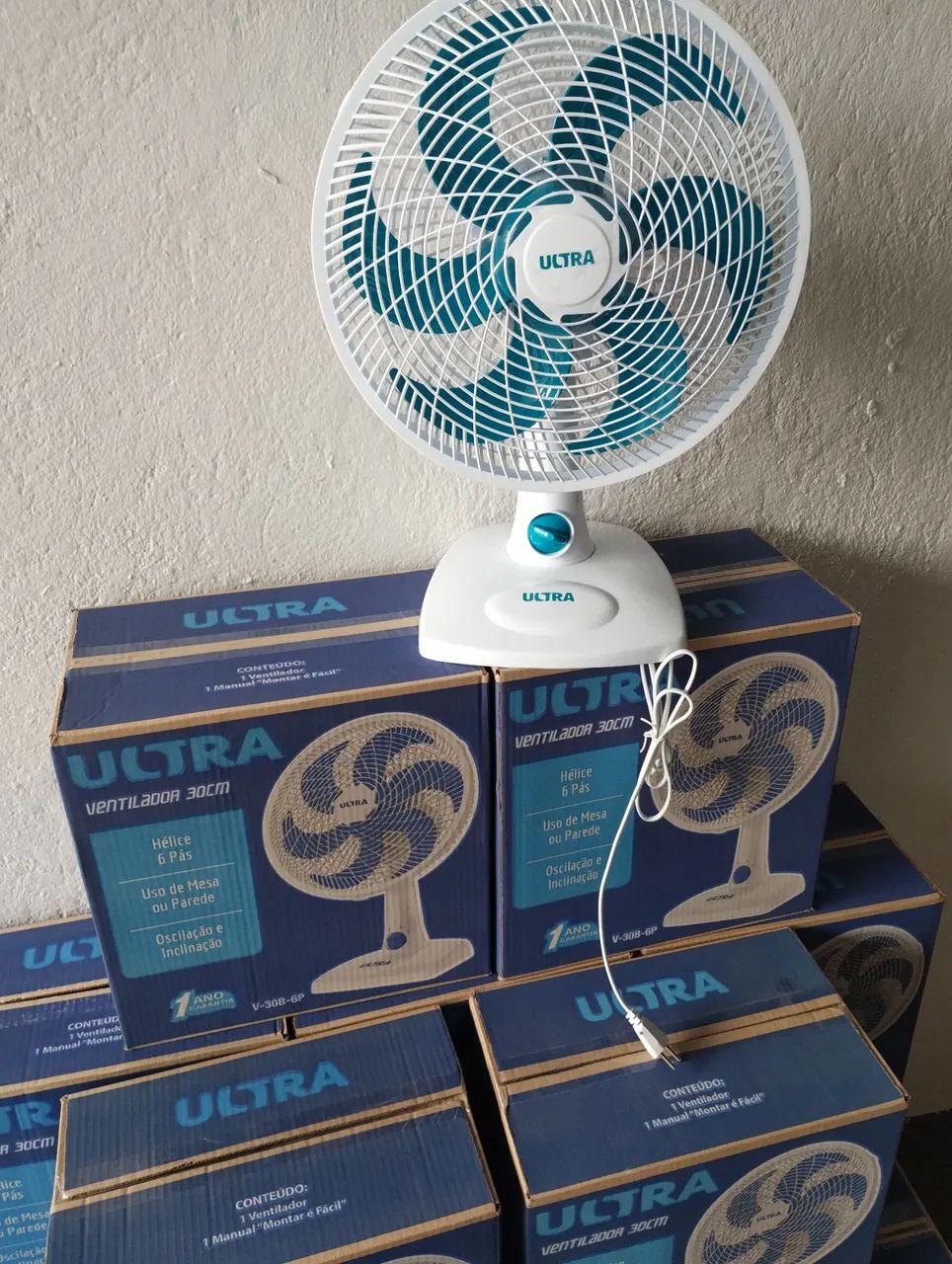 Ventilador de mesa novo