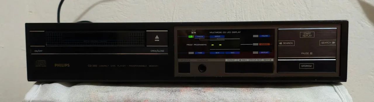 Cd player Phillips cd350 no estado 