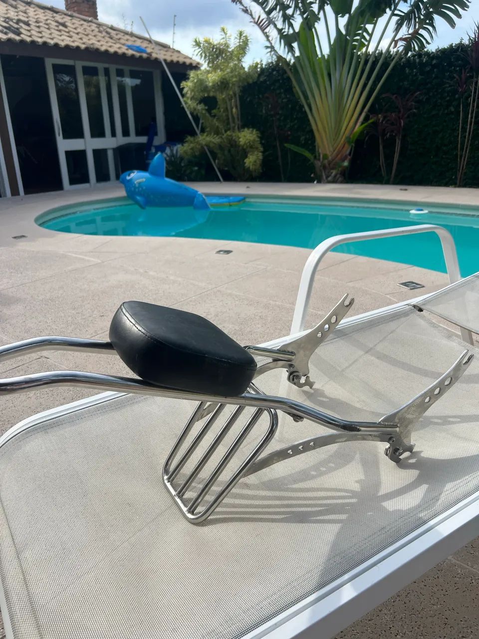 Sissy Bar / Encosto Traseiro Wings Custom com Bagageiro - Foto 3