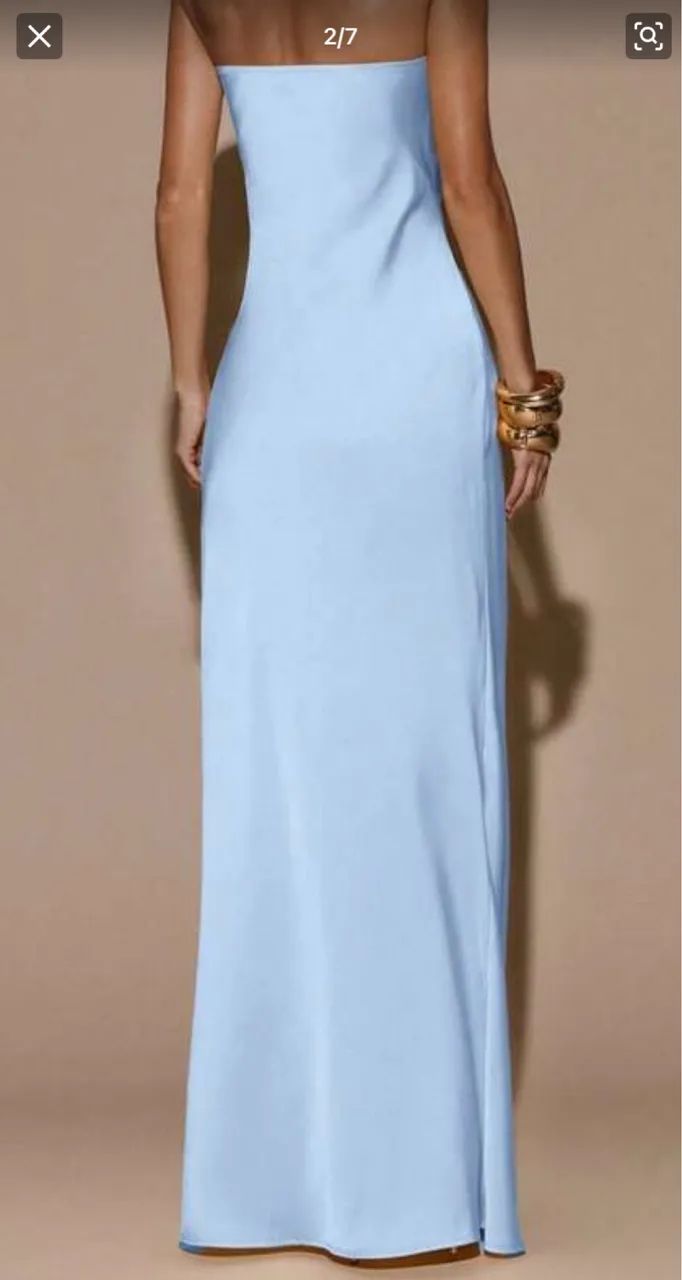 Vendo vestido de seda  - Foto 2