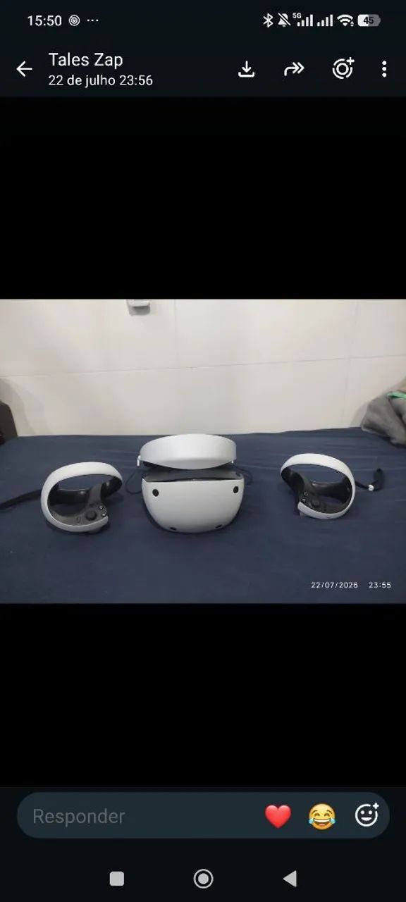 Óculos de realidade virtual PSVR2 semi novo - Foto 3