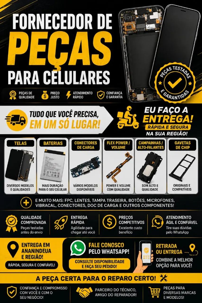 Fornecedor de peças em Belém!