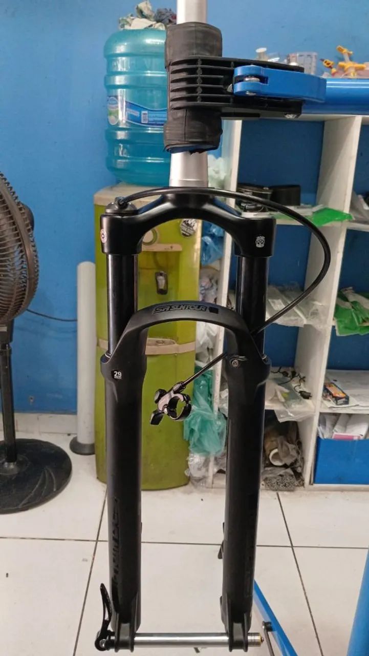 Suspensão Santour xcr 32 (Ar e Óleo) Boost 15x110mm  - Foto 2