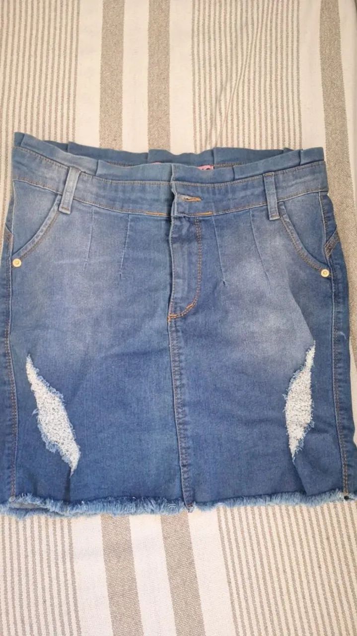 Saia jeans