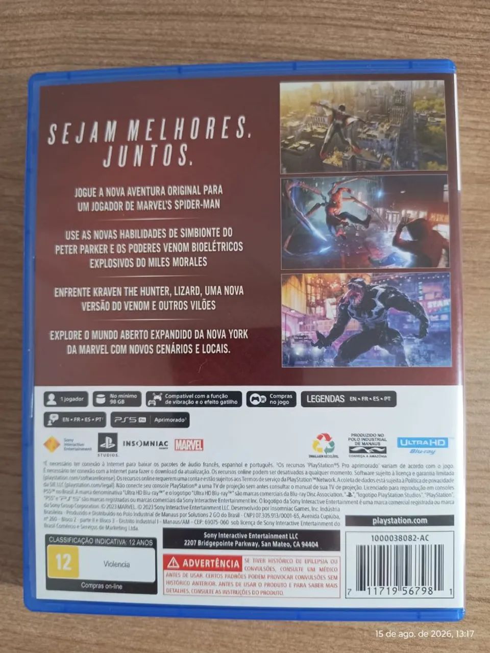 Jogo ps5 SPIDER MAN 2 - Foto 3