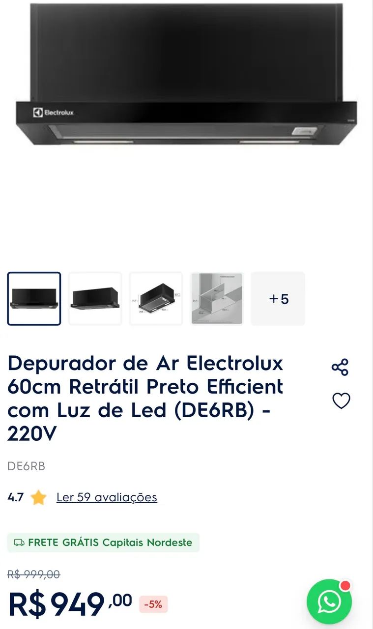 Depurador de ar Eletrolux  - Foto 2