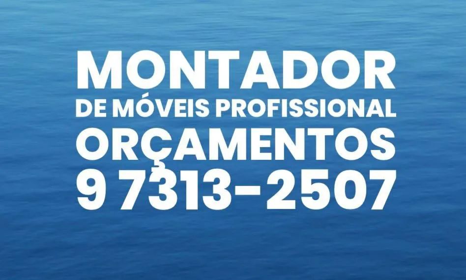 Montador de móveis (qualidade e bom serviço)