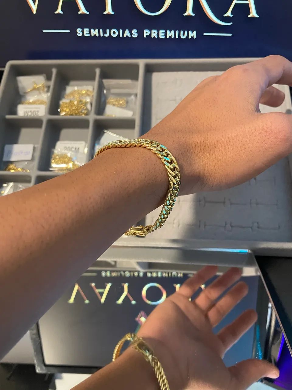 Pulseira Grumet Dupla Vayora - Foto 4