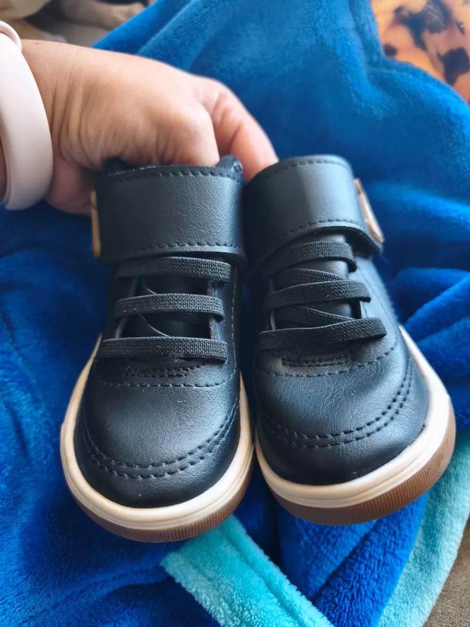 tênis molekinho 19 preto urso - Foto 3