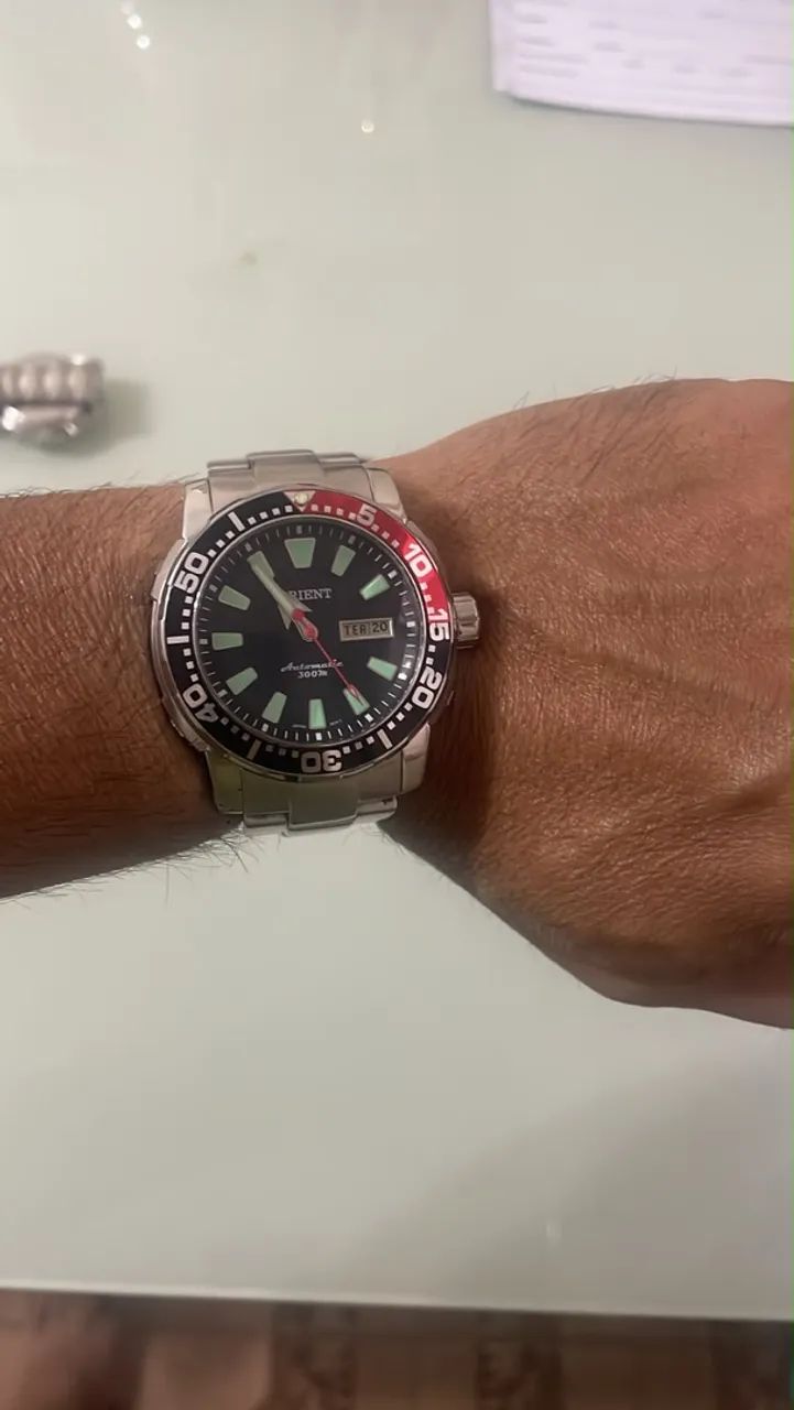 Relógio Orient Poseidon automático Diver 300m - Foto 3