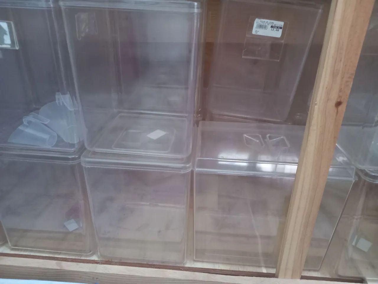 Potes de acrílico p/ alimento  - Foto 3
