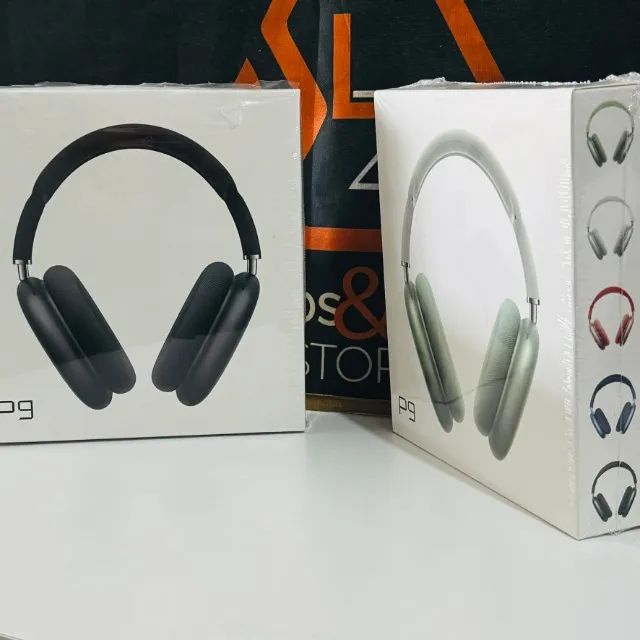 Fones de ouvido P9 Bluetooth dobráveis com microfone - Foto 3