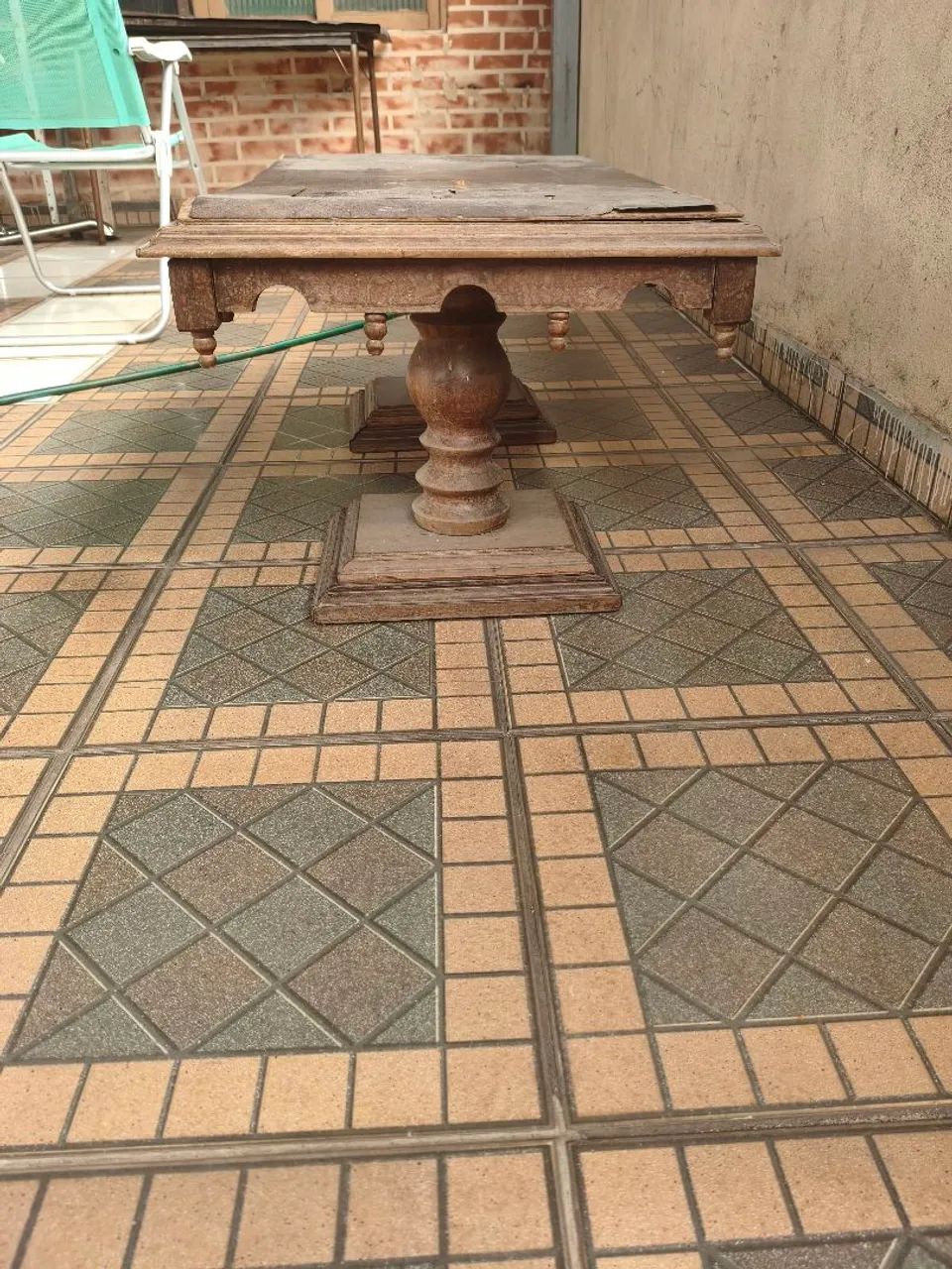 Mesa antiga de centro - Foto 3