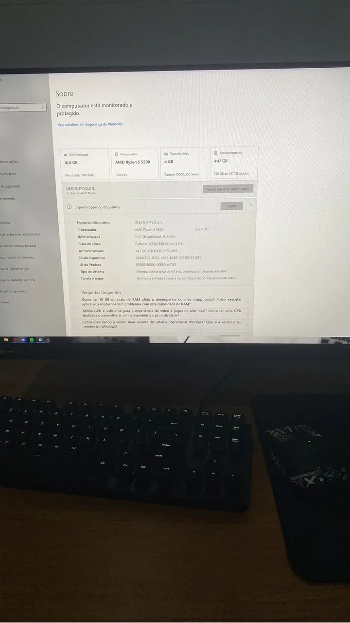 Computador Gamer em perfeito estado - Foto 4