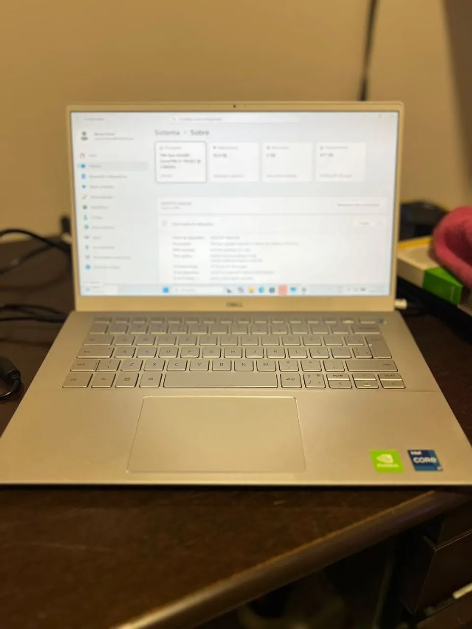 Notebook Dell Inspiron I7-11 geraçao