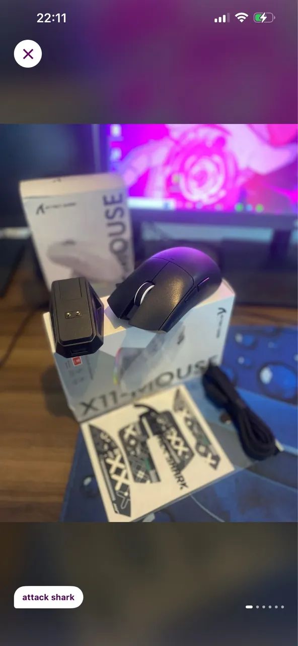 Mouse Attack Shark x11  - Foto 4