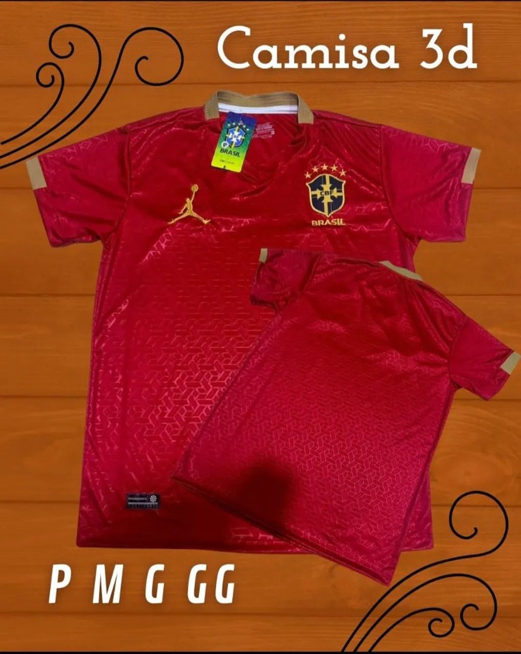 camisas da seleção brasileira masculino copa 2026 atacado e varejo  - Foto 5