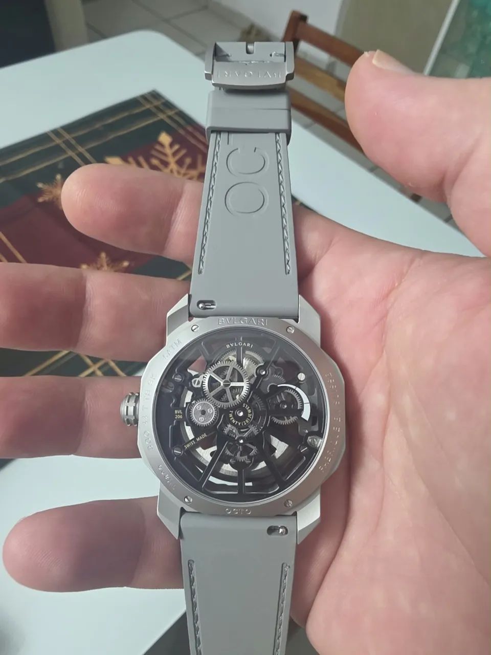 Relógio Bvgari octo Roma Skeleton automatico base ETA - Foto 3