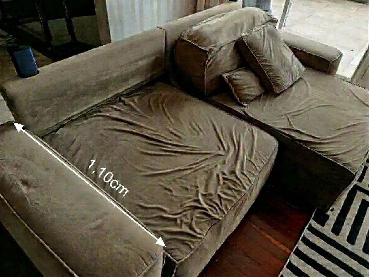 Sofá dois lugares retrátil. - Foto 3