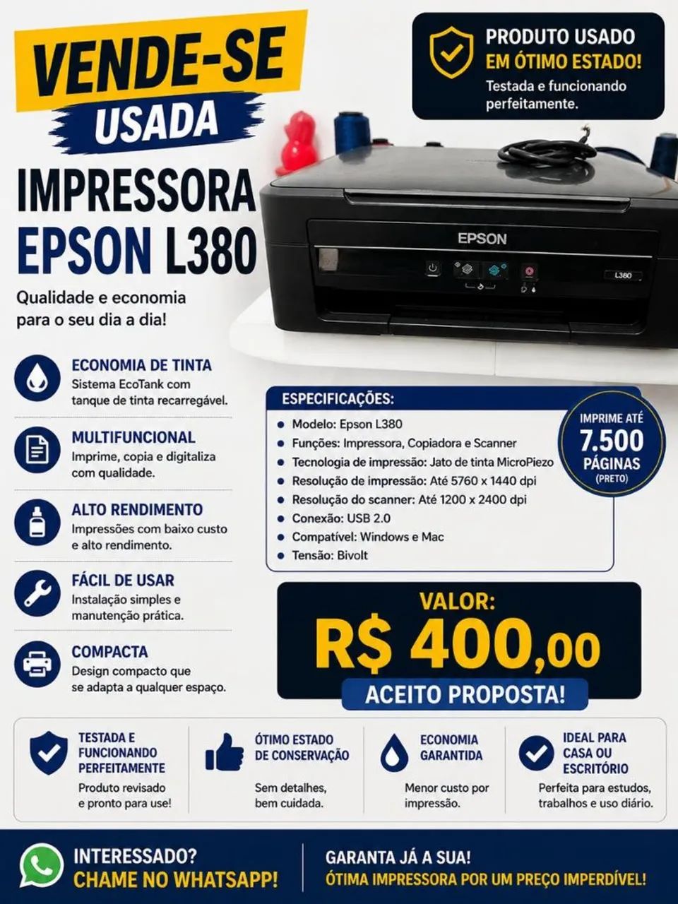 Impressora Epson L380