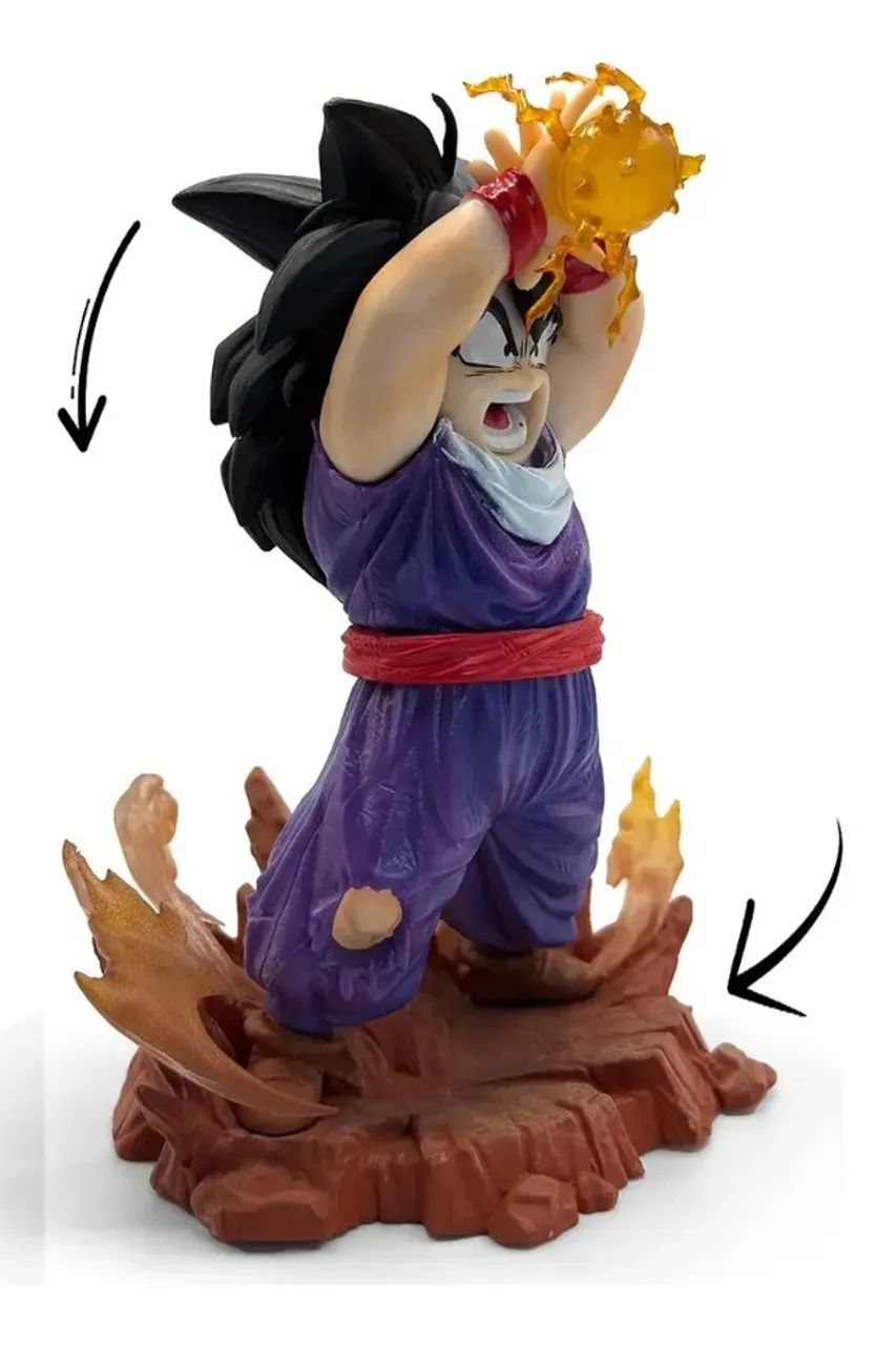 Figura De Ação Gohan masenko Dragon Ball Z - 18 cm - Foto 2