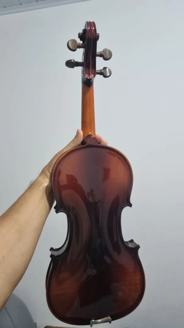 Violino 4/4 Nhureson (Luthier Luiz Sebastião Rodrigues) - Ano 2010 - Estado de Novo