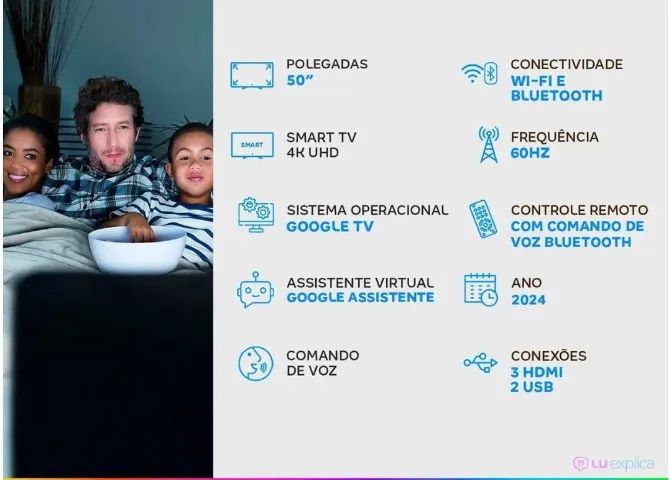 Smart TV Philips 50' com garantia - Foto 4