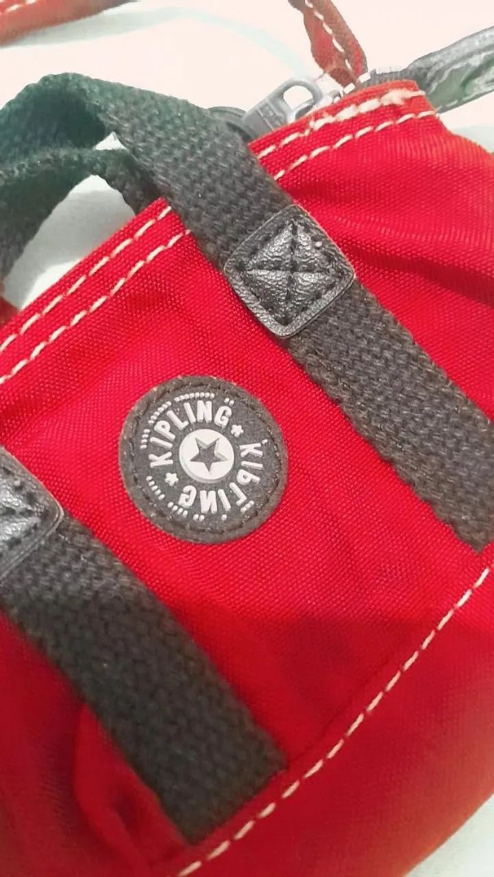 Bolsa porta moedas kipling vermelha - Foto 4